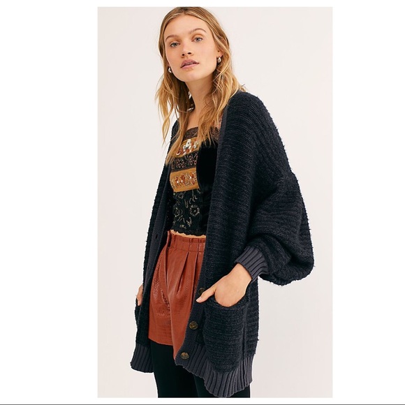 ❗️6-HOUR SALE❗️FREE PEOPLE BOHO LUXE CARDIGAN A2C - Picture 9 of 16